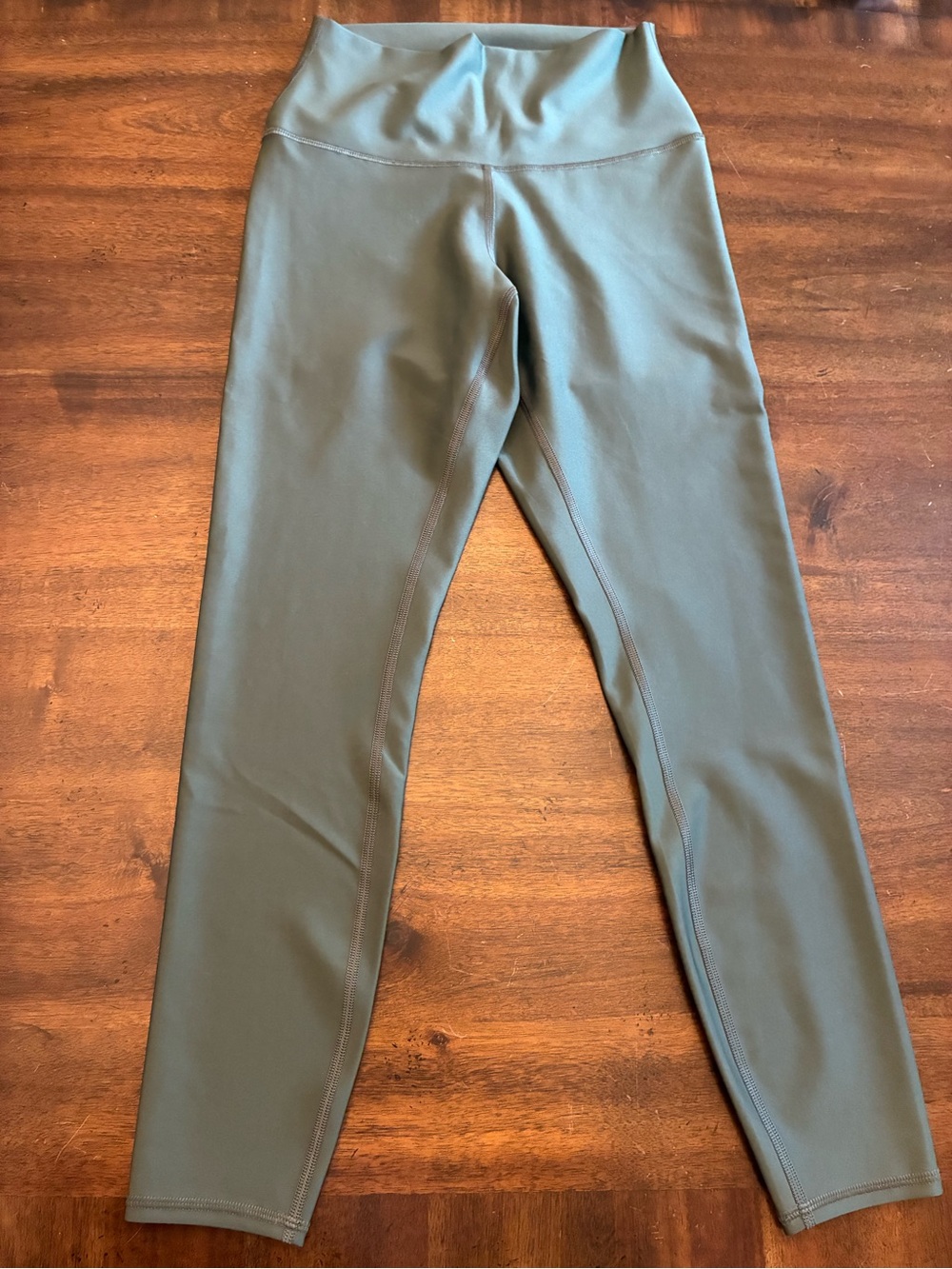 Alo Airlift Leggings Women’s Small Green High Waist Shine